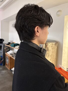 マカロニコースト(macaroni coast) ニュアンスパーマショート 毛流れパーマショート