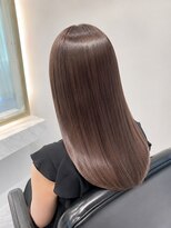 レオネ 梅田 中津店(Leone) 梅田/中津 髪質改善 ミルクティーロング