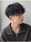 【NOA】韓国風波巻きスパイラルパーマセンターパート