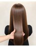 【まとまり艶髪】カット＋縮毛矯正＋髪質改善トリートメント￥18,000
