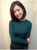 【morio池袋】ツヤ髪サイドパートボブ