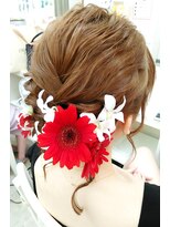 ヘアーメイク ティアラ(Hair make Tiara) 生花浴衣ヘア☆+゜
