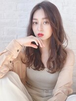 ジーナ 渋谷駅前(Zina)&nbsp;【Zina　渋谷】イメチェン毛先パーマ耳かけ×フォギーベージュ