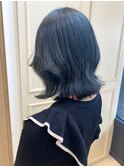 【VIVO】西屋綾香 ネイビーブラック 就活カラー 暗染め 黒染め風