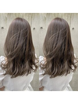 ロンドアベニール 北千住(Lond avenir) ブリーチなしダブルカラー　グレージュ　西田大樹