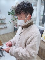 モリオフロムロンドン 松戸店(Morio from London)&nbsp;【松戸 岩口】ツイスパーマツーブロックマッシュショート