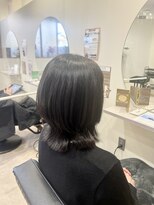 エスケートラスト(SK trust)&nbsp;くびれヘア[レイヤーロング/アッシュブラック]