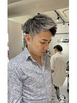 レックス 中野(rex)&nbsp;似合わせカット/ホワイトハイライト/ハイライト/アッシュカラー