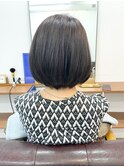【白髪染め可】ボブショート ビフォアー＆アフター/白髪ぼかし