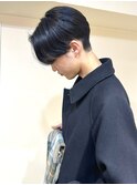 毛流れセンターパート メンズカット