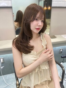 リリー(Lilley) (lilley内堀)韓国ヘア×ベージュカラー×顔まわり