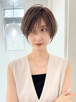 ロンドエニカ 大宮(Lond enika)&nbsp;切りっぱなしボブエアリーロング美髪ピンクブラウン[大宮]