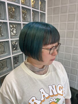 ボアップ 新居浜店(boappu) #アンブレラカラー #デザインカラー #グリーン