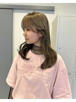 ヨム(YOMU)&nbsp;ハイトーンカラー(前髪あり)