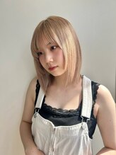 オッジバイケンジ(oggi by KENJE) ミルクティーカラー/ブリーチカラー/MIYU