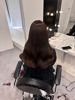 エトバイイオエ(et by ioe)&nbsp;黒髪/ボブルフ/ネビージュ/小顔/ワンレン/髪質改善/グレージュ