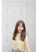 ミルクティーヌーディーベージュ/レイヤーカット【20代・30代】