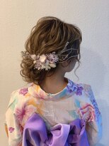 シャルメ 池袋(CHARMER) シンプルなのに浴衣にもワンピースにもぴったりなシニヨン！