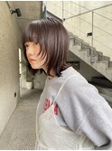 ◎ミニボブ縮毛矯正ショートボブストレートパーマ