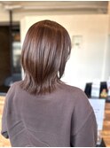 艶やか美髪が映えるくびレイヤー×秋冬カラー ブラウン/小顔#3