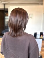 ヴァン カウンシル 王子(VAN COUNCIL)&nbsp;艶やか美髪が映えるくびレイヤー×秋冬カラー ブラウン/小顔#3