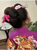 日本髪七五三着付けヘアメイク