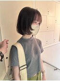 【坂本拓麻】地毛風ストレート/顔周りレイヤーにぷつっとボブ
