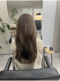 グレージュ×ゆる巻ウェーブ qumu横浜