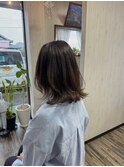 立体感ふわふわミディアム×20代30代大人可愛い小顔スタイル