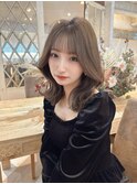 ショート ボブ インナーカラー 韓国風5206