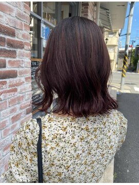 クラリス バイネオ 武蔵小杉(Claris by neo) くびれボブ*ピンクブラウン