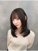 【kumu】 ミディアム/顔周りカット/おくれ毛レイヤー/栄/名古屋