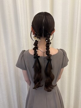 ボタン ハカタ(VOTAN hakata) 【votanさなえ】ヘアアレンジ/ツインアレンジ/編みおろし