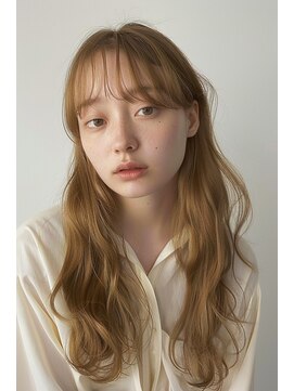 ラナ 新宿(lana) ロング/ブリーチ/シースルーバング/【lana hair新宿】