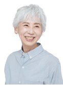 グレイヘアの方に◎分け目カバーパーマスタイル