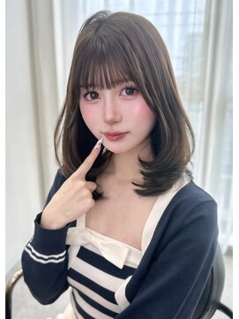 リッカ(LICCA) 【RINA】大人気ミディアムレイヤー☆アイドルぱっつん