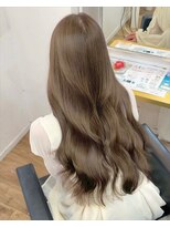 イオエ 西梅田(ioe)&nbsp;ブリーチなしカラー/髪質改善/ミルクティーベージュ/小顔へア