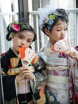 ウィロウ(WILLOW)の写真/【卒業式・成人式・七五三のご予約受付中】本格派の着付けとヘアセット、メイクなら《WILLOW》にお任せ♪