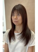 【髪ドクター吉井】髪質改善/艶セミロング/透明感/40代/博多