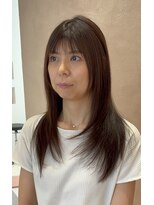 オン キャナルシティ博多前店(on)&nbsp;【髪ドクター吉井】髪質改善/艶セミロング/透明感/40代/博多