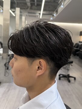 ビカムメンズヘアー 栄店(become men's hair) フェザーパーマ/ニュアンスパーマ／毛流れパーマ/栄
