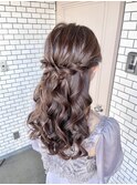 ハーフアップ 愛されヘア 参列ヘア デートヘア イベントヘア
