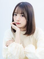 カナン 銀座(CANAAN)&nbsp;オトナガーリー暗髪＆艶髪のミディアムヘア