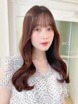 レア 表参道(L'ea)&nbsp;オリーブグレー/クラゲヘアー/ココアベージュ/小顔カット/黒髪