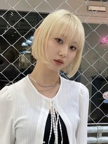 キャプチャー 橋本(Capture)&nbsp;ホワイト　ミルクティー　ブリーチ　トリプルカラー