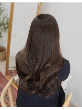 アリー 原宿 表参道(ALLY) 髪質改善ブリーチなしカラー×広がり改善×艶ブラウンロング