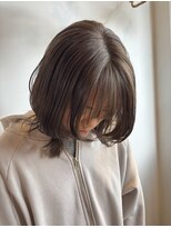 ブローチ(broche)&nbsp;オリーブブラウン