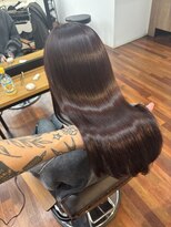 グランルッソ 岡山駅前(GRAN LUSSO)&nbsp;美髪ストレート/ブラウンよりボルドー　ご相談ください！