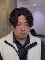 ロロネー 池田(Lolonois) 縦落ち波巻きパーマ
