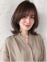 アブニール 柏東口店(AVENIR)&nbsp;ミルクティーブロンド/ダークブルー/デジタルパーマ/柏